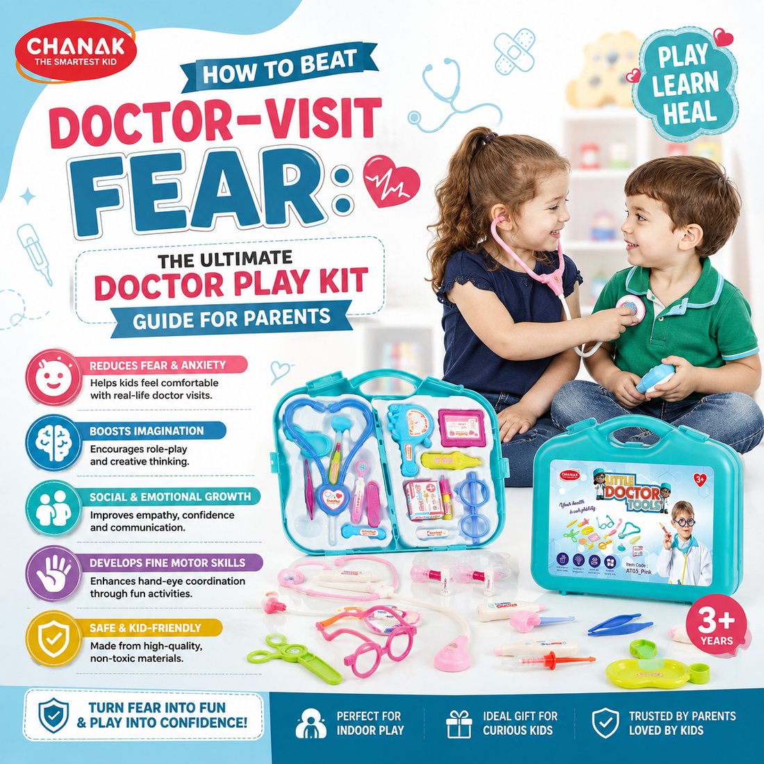 How to Beat Doctor-Visit Fear: The Ultimate Doctor Play Kit Guide for Parents