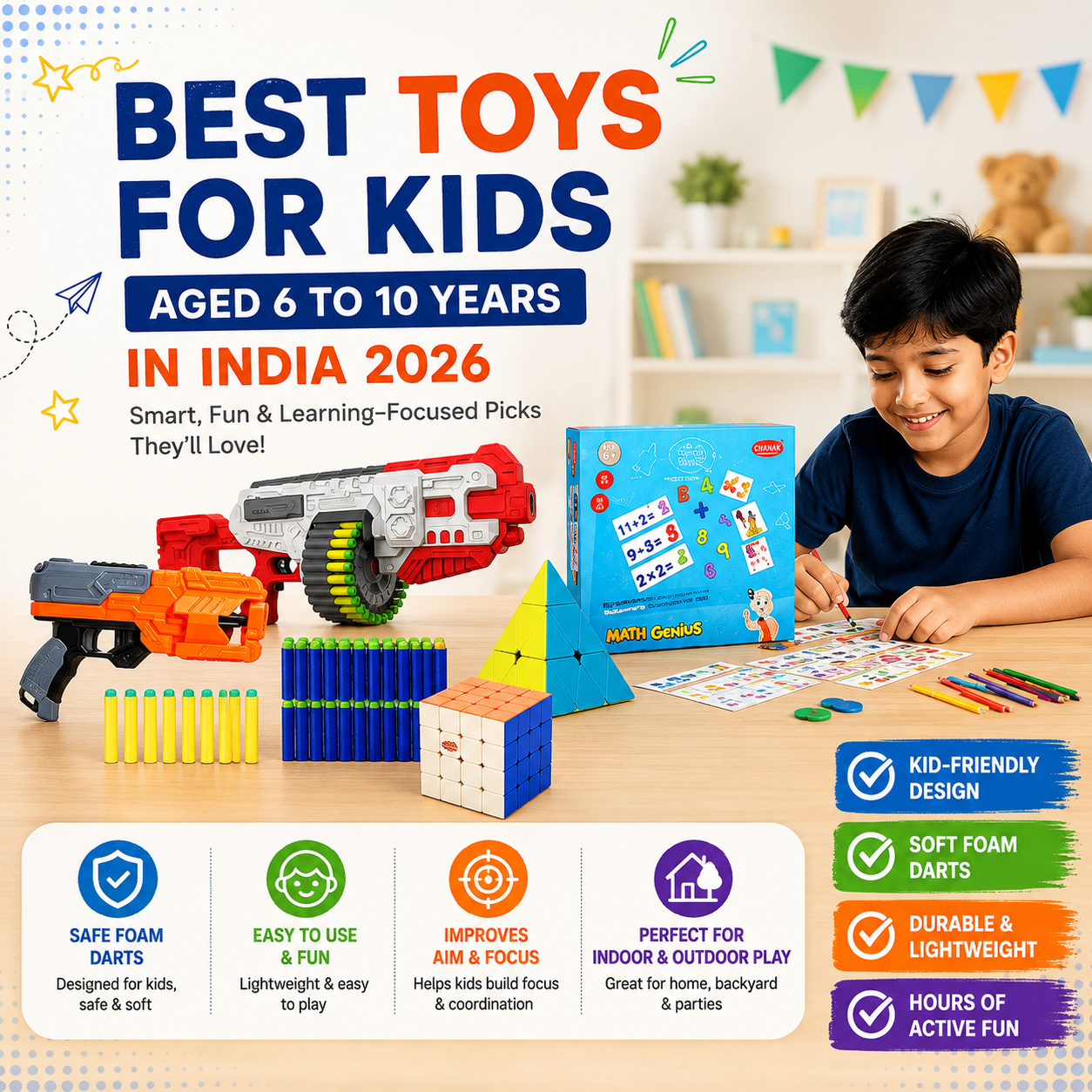Best Toys for Kids Aged 6 to 10 Years in India 2026