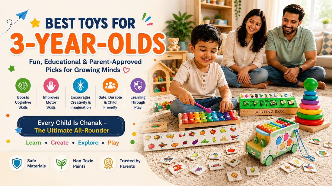 Best Toys for 3-Year-Olds in India 2026 chanak