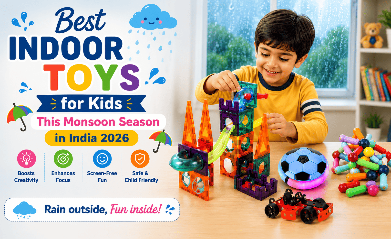 Best Indoor Toys for Kids This Monsoon Season in India 2026