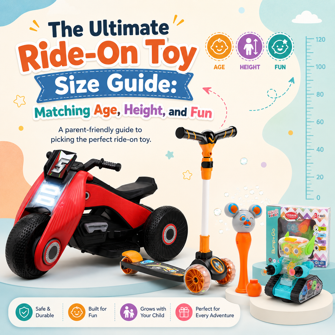 The Ultimate Ride-On Toy Size Guide: Matching Age, Height, and Fun