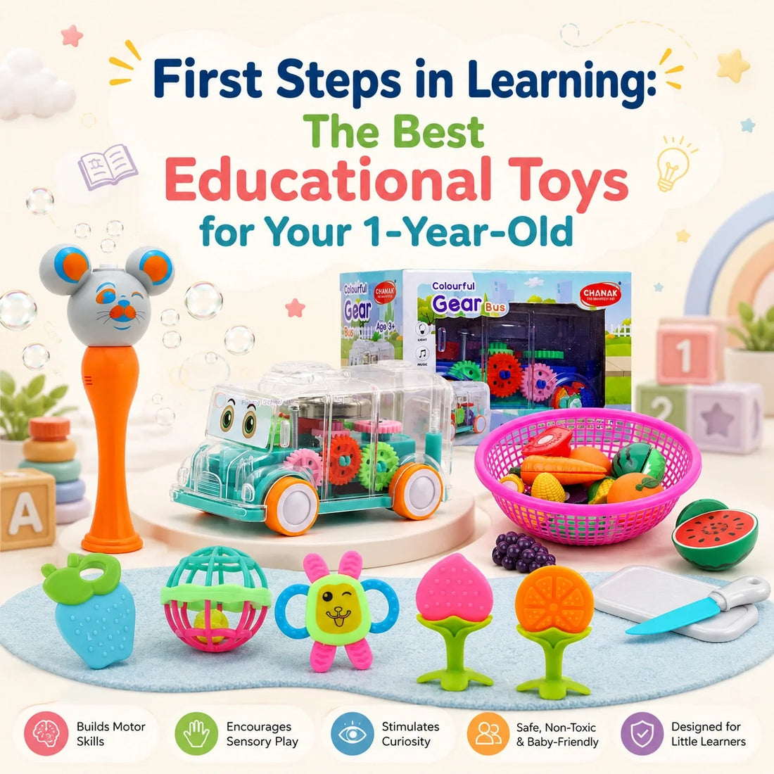 First Steps in Learning: The Best Educational Toys for Your 1-Year-Old