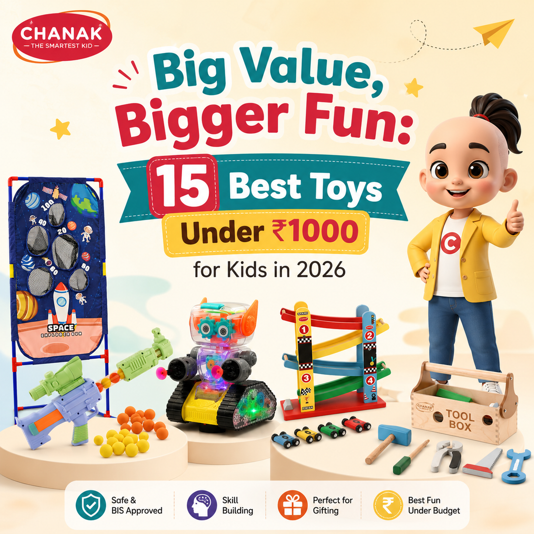 Big Value, Bigger Fun: 15 Best Toys Under ₹1000 for Kids in 2026