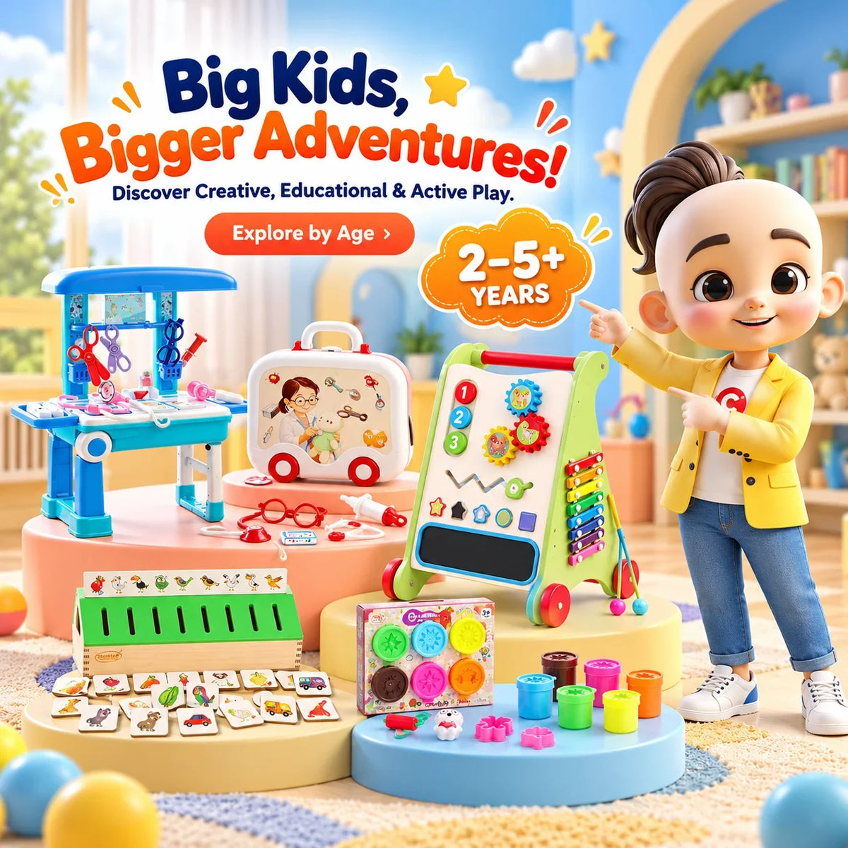 Toys for 2–5 Year Old Kids