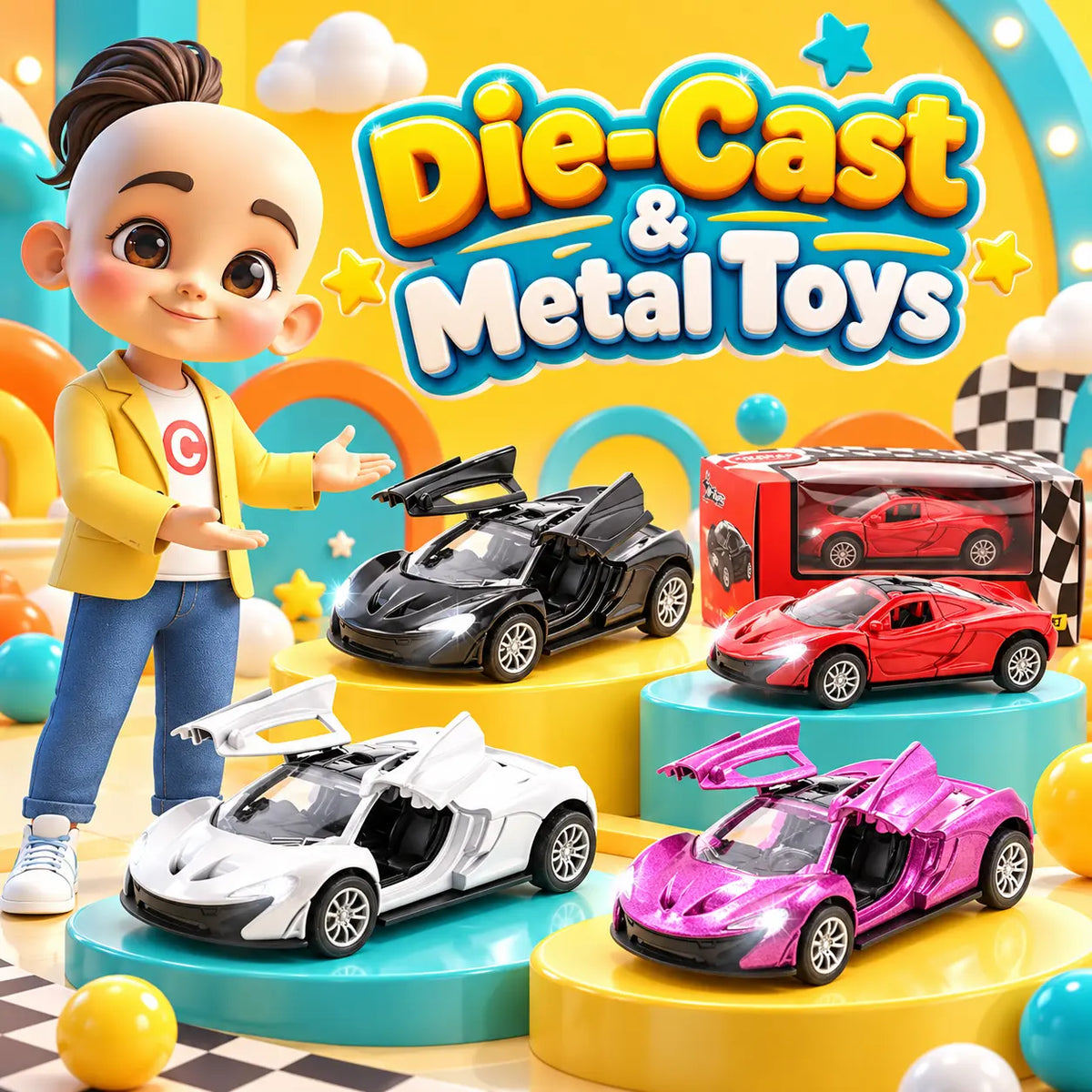Die-Cast Cars & Metal Toy Vehicles