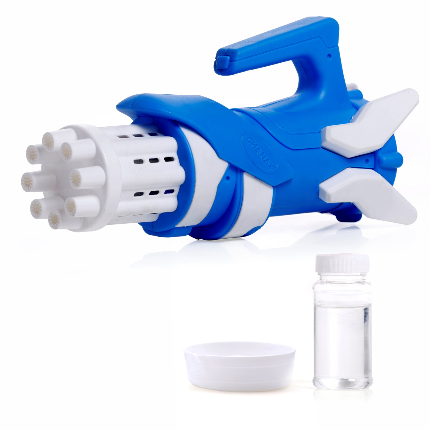 Chanak Gatling Bubble Maker Automatic Toy-Gun for Kids (Blue)