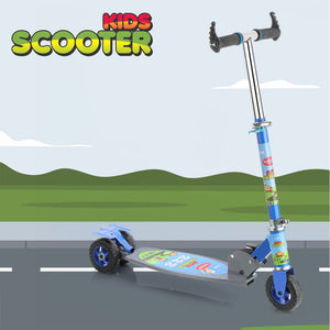 Chanak Kick Scooter for kids Glider Toddler Scooter (Blue) Aditi Toys Pvt. Ltd.