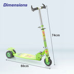 Chanak Kick Scooter for kids Glider Toddler Scooter (Green) Aditi Toys Pvt. Ltd.