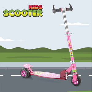 Chanak Kick Scooter for kids Glider Toddler Scooter (Pink) Aditi Toys Pvt. Ltd.