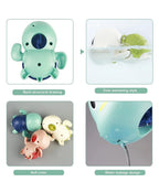 Aditi Toys Swimming Turtle Bath Toy Wind Up Water Floating Turtle For New Born Baby Bathtub Water Toys, Pack of 6 Multicolor (Colors As Per Availability) chanak