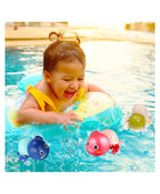 Aditi Toys Swimming Turtle Bath Toy Wind Up Water Floating Turtle For New Born Baby Bathtub Water Toys, Pack of 6 Multicolor (Colors As Per Availability) chanak