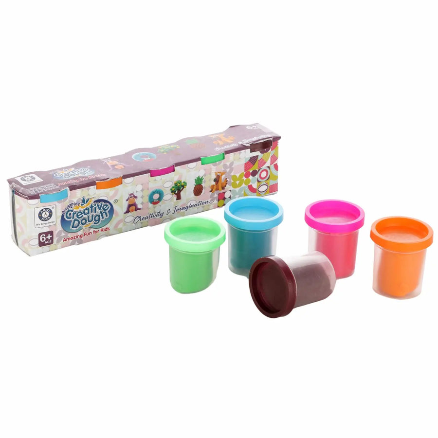 Chanak Clay Dough Creation with 6 Colourful Clay & Sculpting Figures (50gm X 5pcs) Aditi Toys Pvt. Ltd.