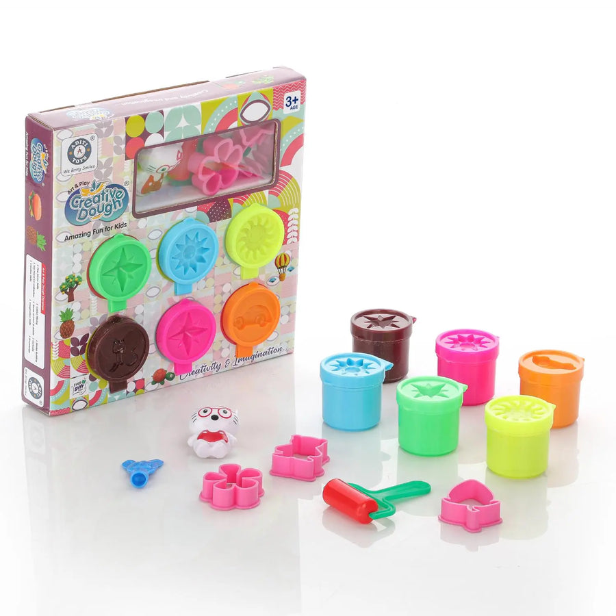 Chanak Clay Dough Creation with 6 Colourful Clay & Sculpting Figures (50gm X 6pcs) Aditi Toys Pvt. Ltd.