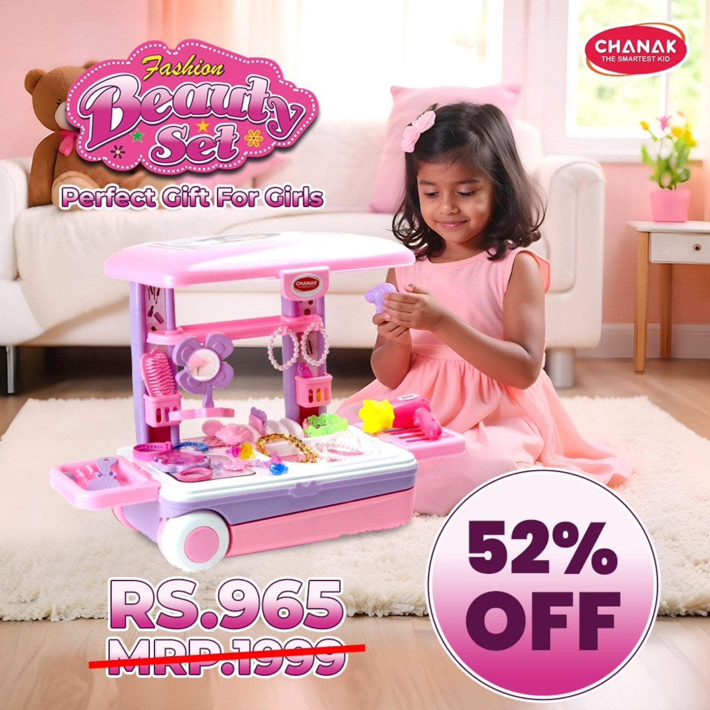 Chanak Beauty Set Suitcase Trolley Aditi Toys Pvt. Ltd.