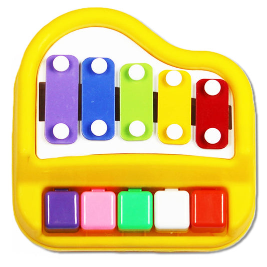 Chanak Musical Xylophone Piano Toy for Kids (Yellow) - chanak