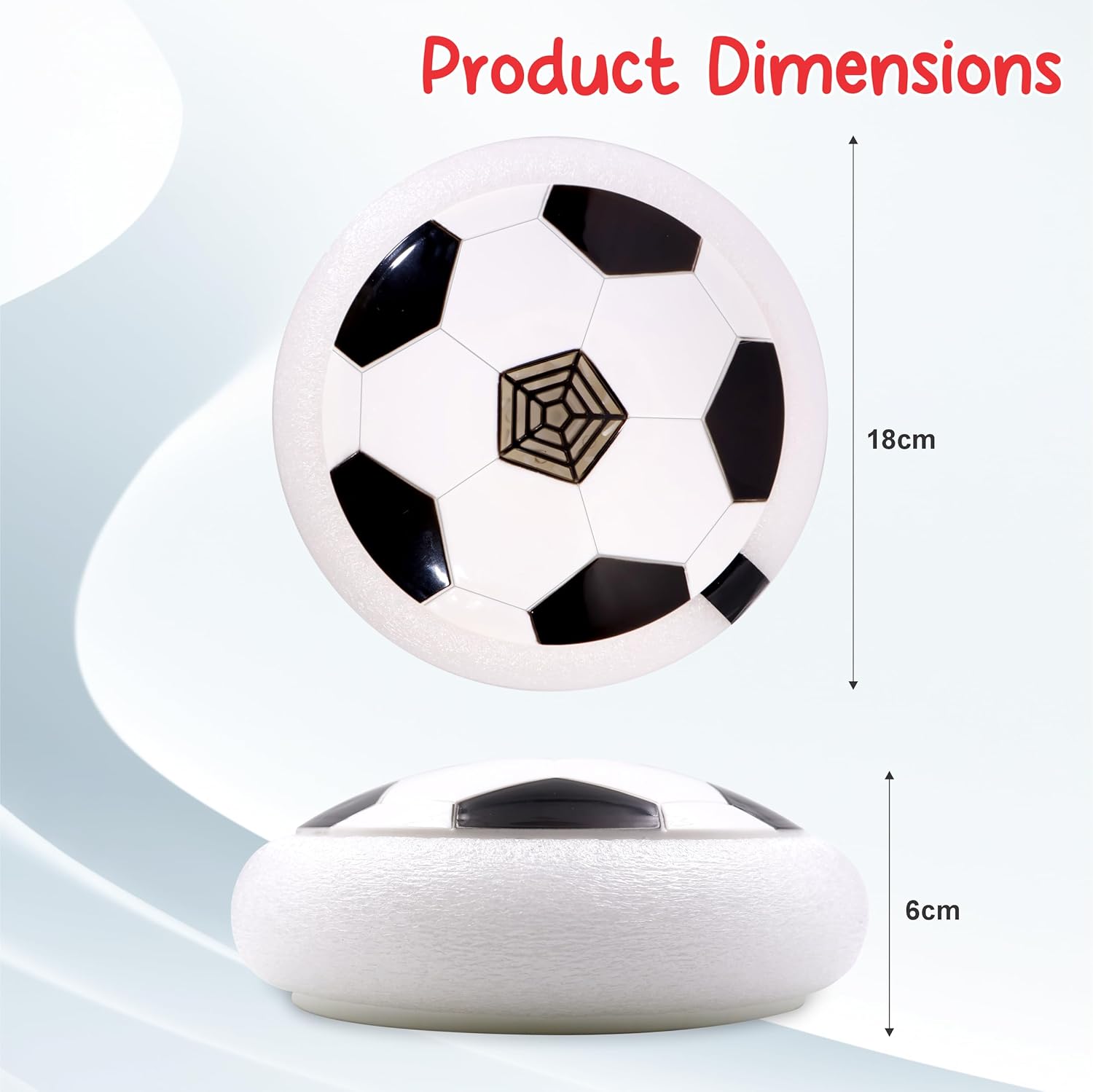 Chanak Hover Soccer Ball - White