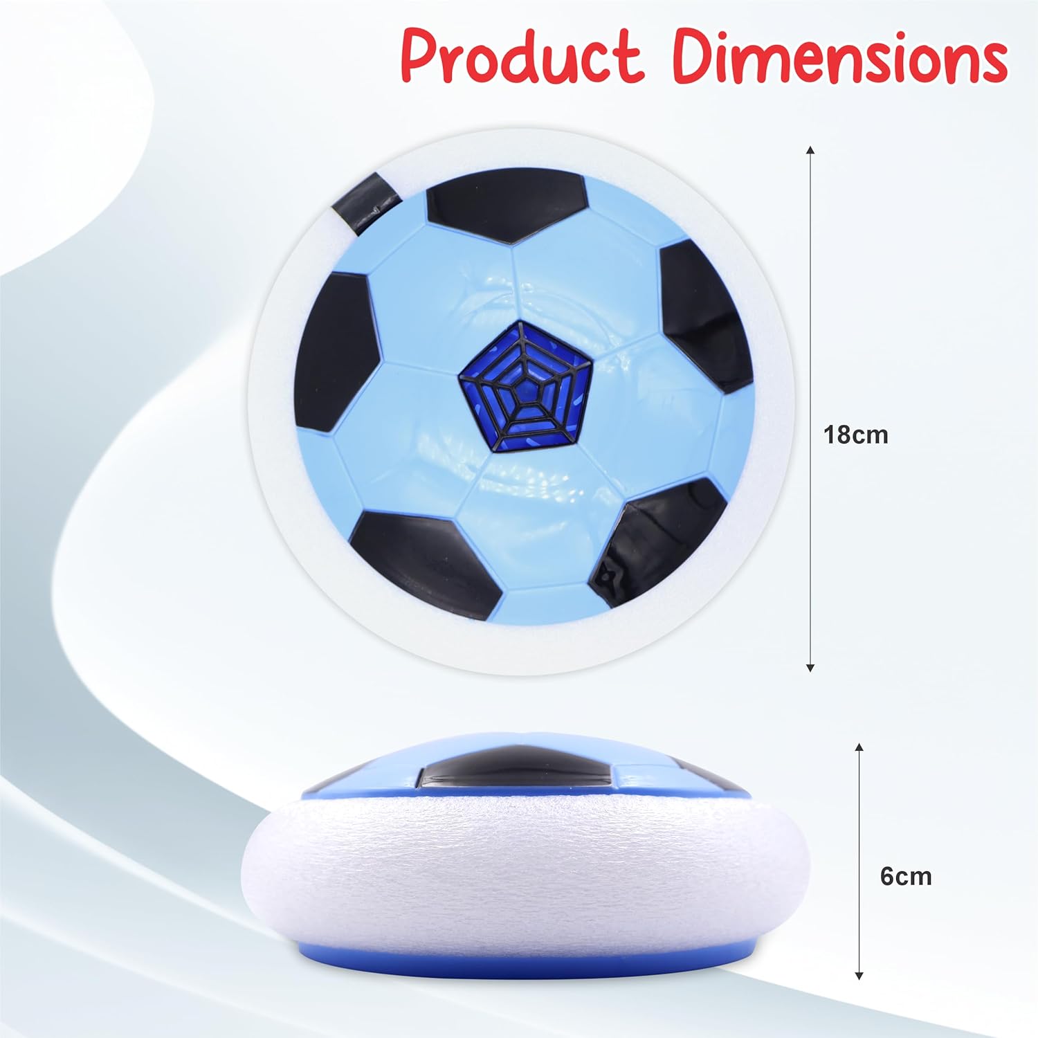 Chanak Hover Soccer Ball - Blue
