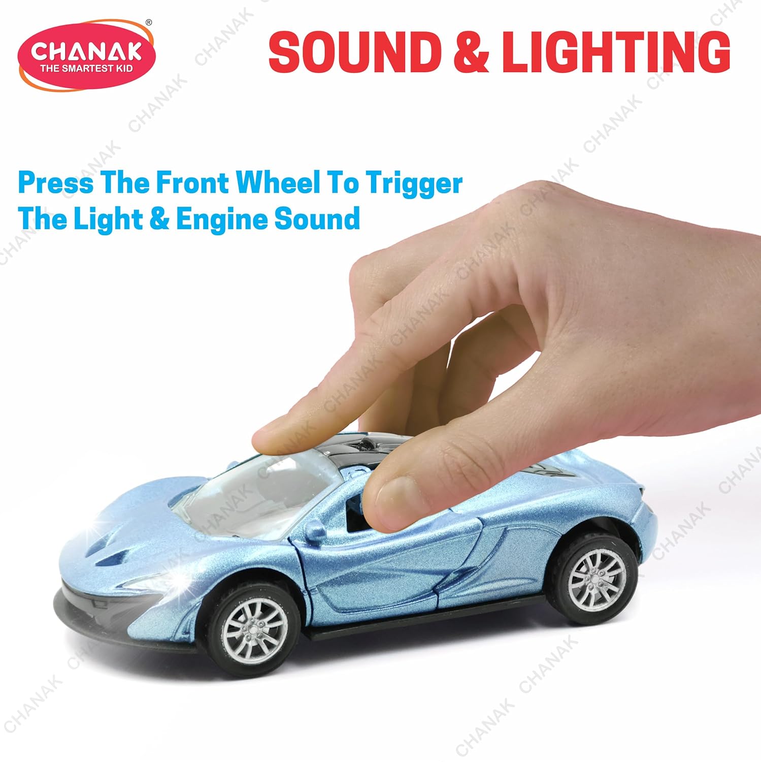 Chanak Die-Cast Sports Car - Blue