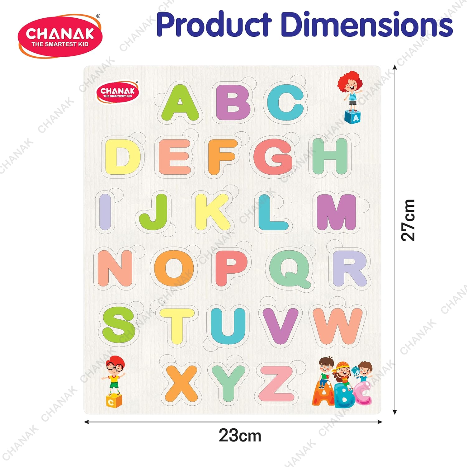 Chanak Wooden Alphabet Puzzle