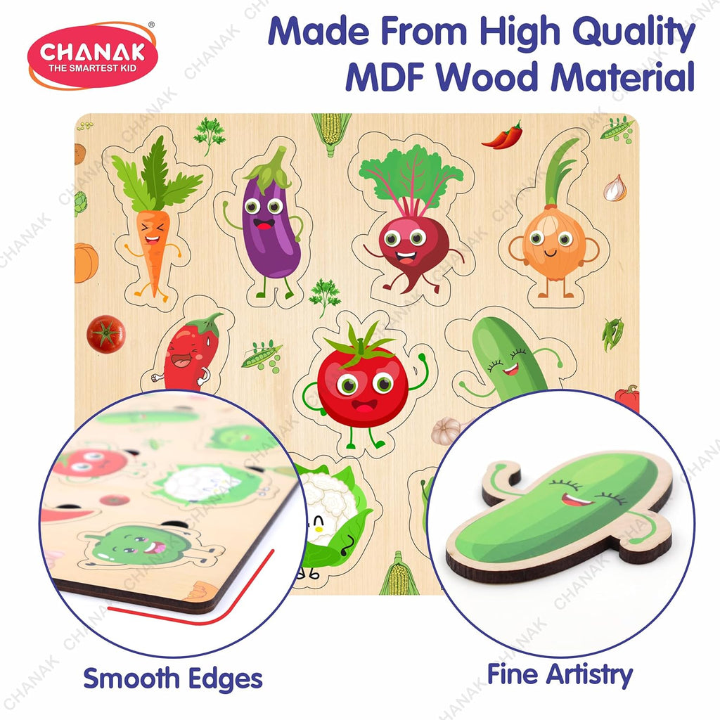 Chanak Wooden Vegetable Puzzle