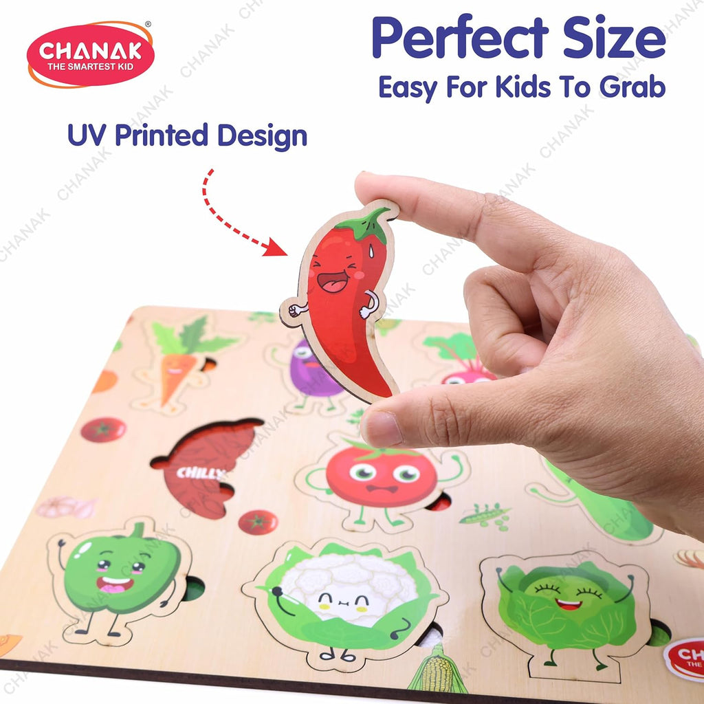 Chanak Wooden Vegetable Puzzle