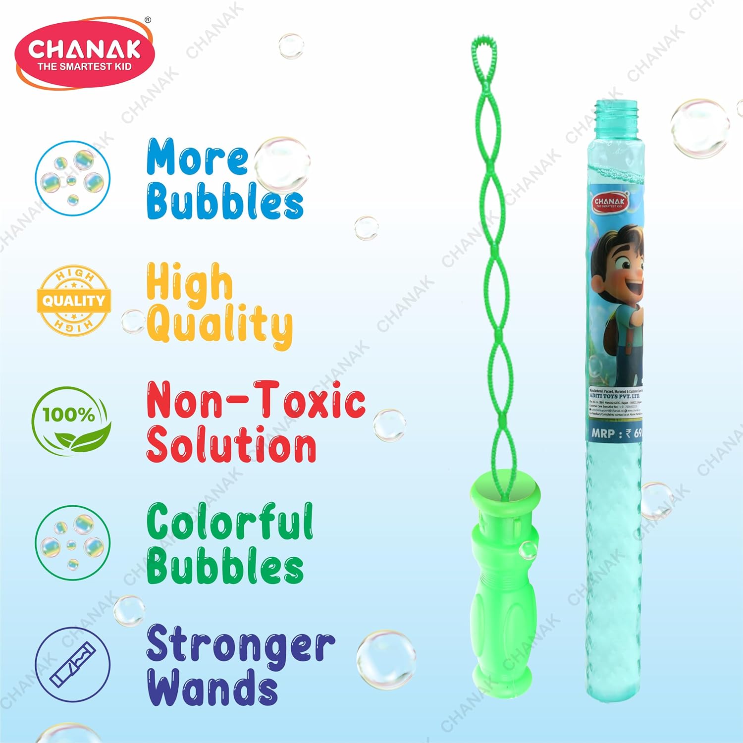 Premium Bubble wands 12pc