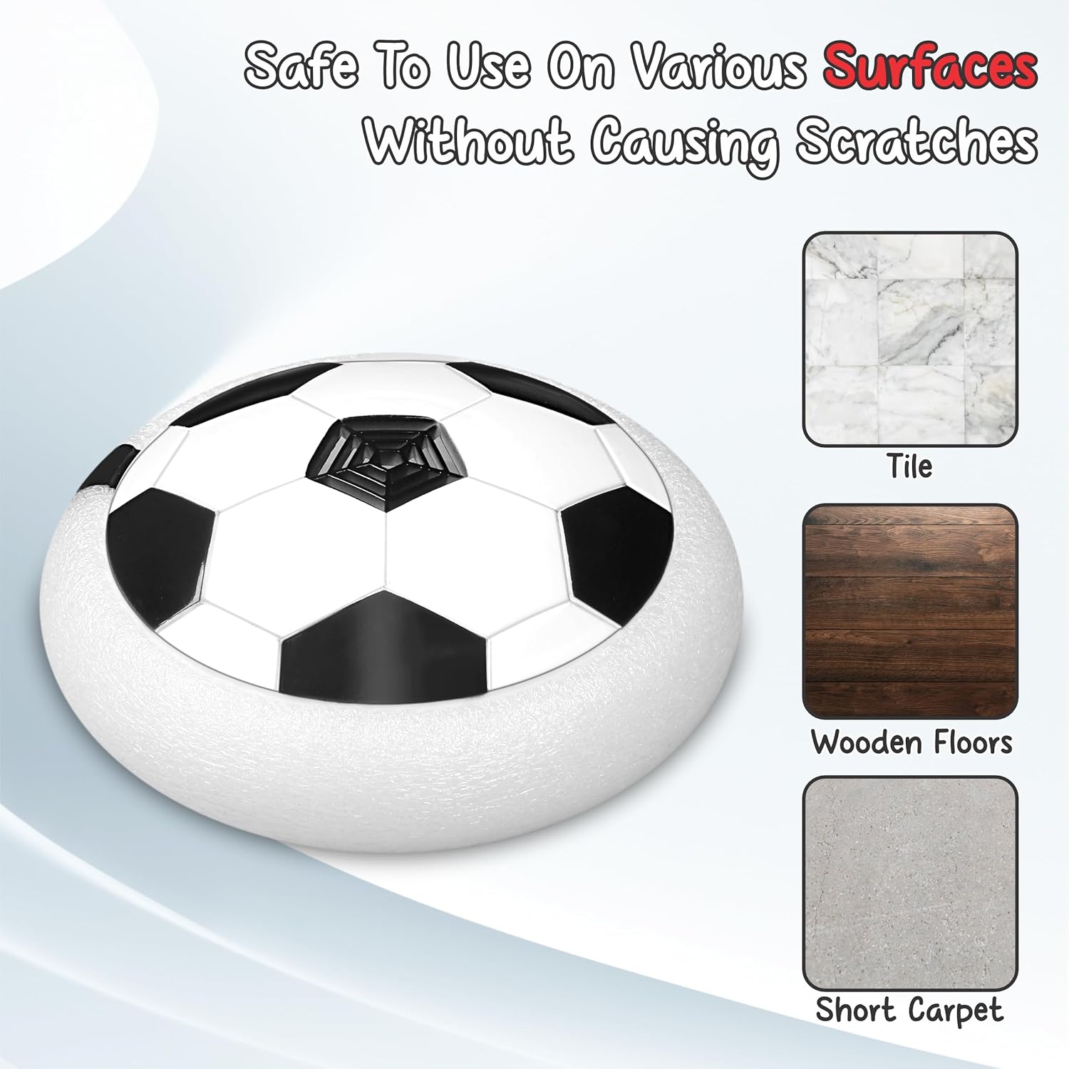 Chanak Hover Soccer Ball - White