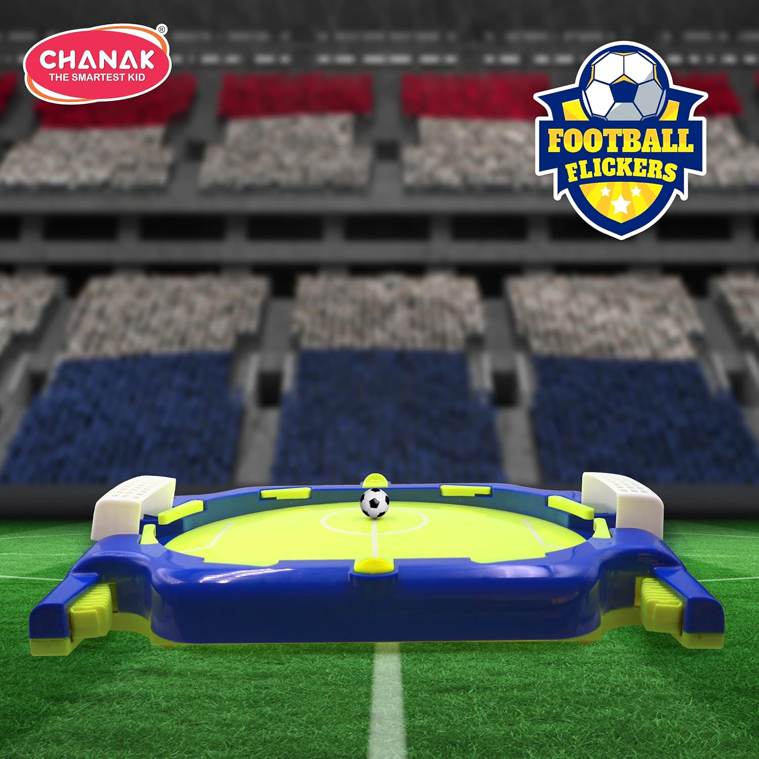 Chanak Mini Football Tabletop Portable Desktop Soccer Football Flicker Toy, Durable Fun Soccer Board Game For Boys Girls, Above 6+ Age