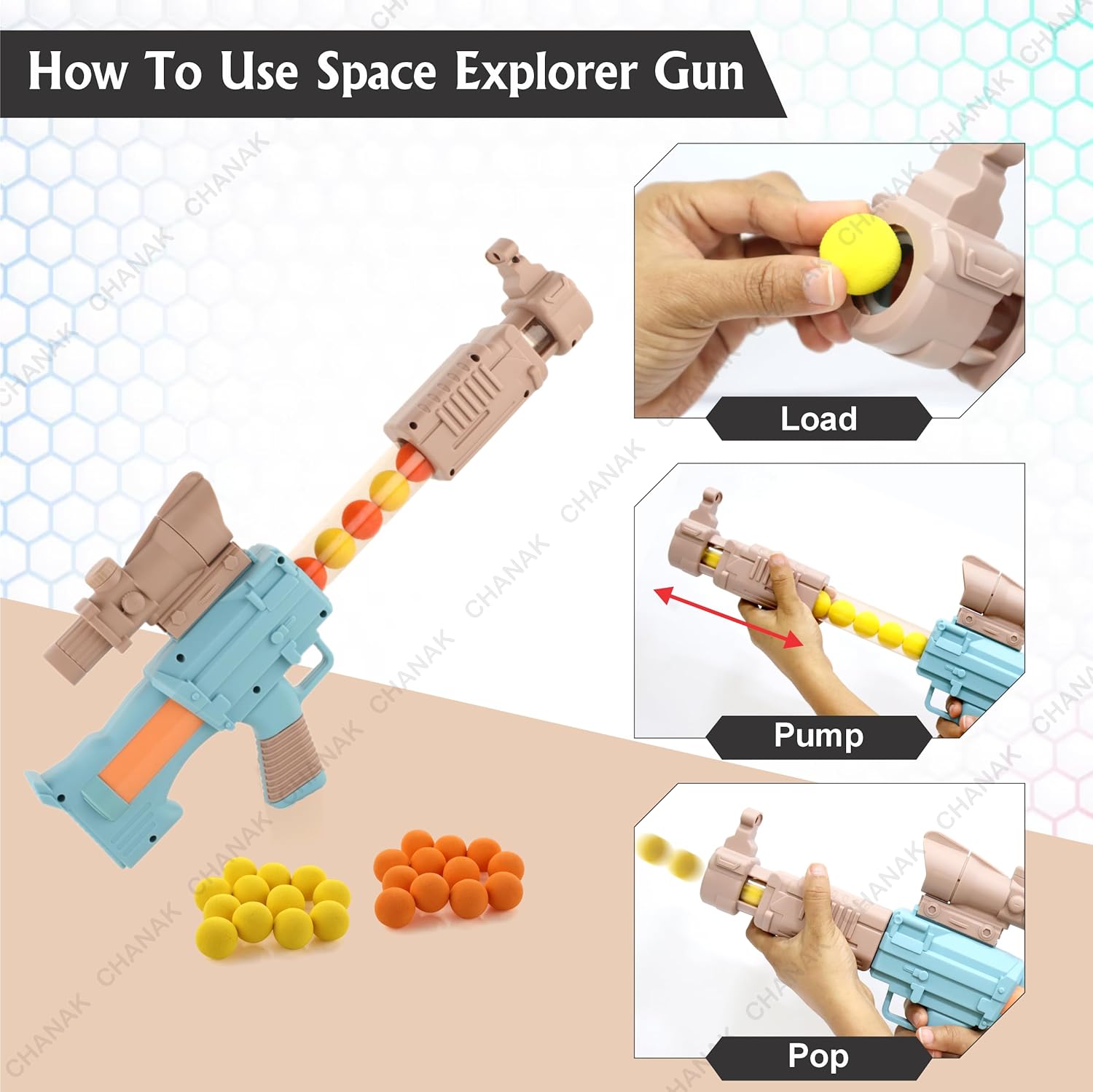 Space Explorer Gun (Brown)