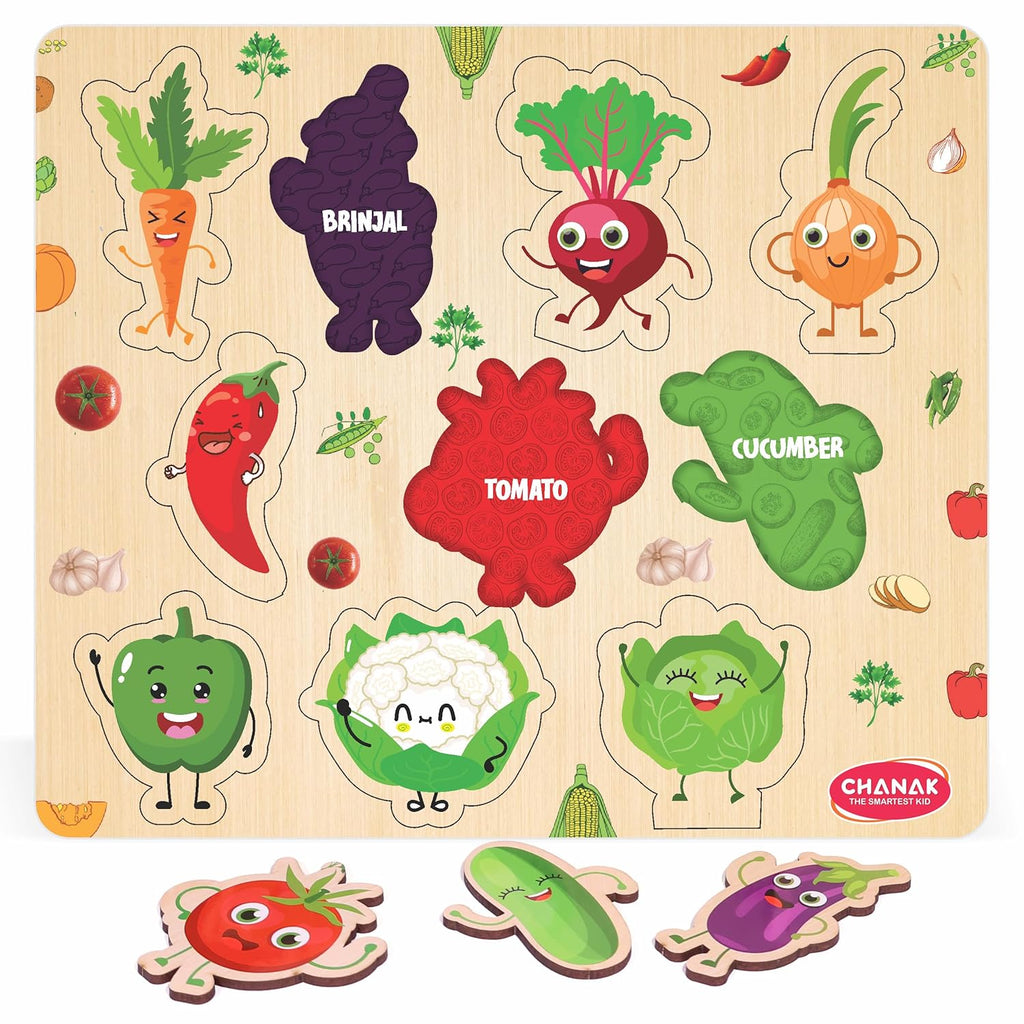 Chanak Wooden Vegetable Puzzle