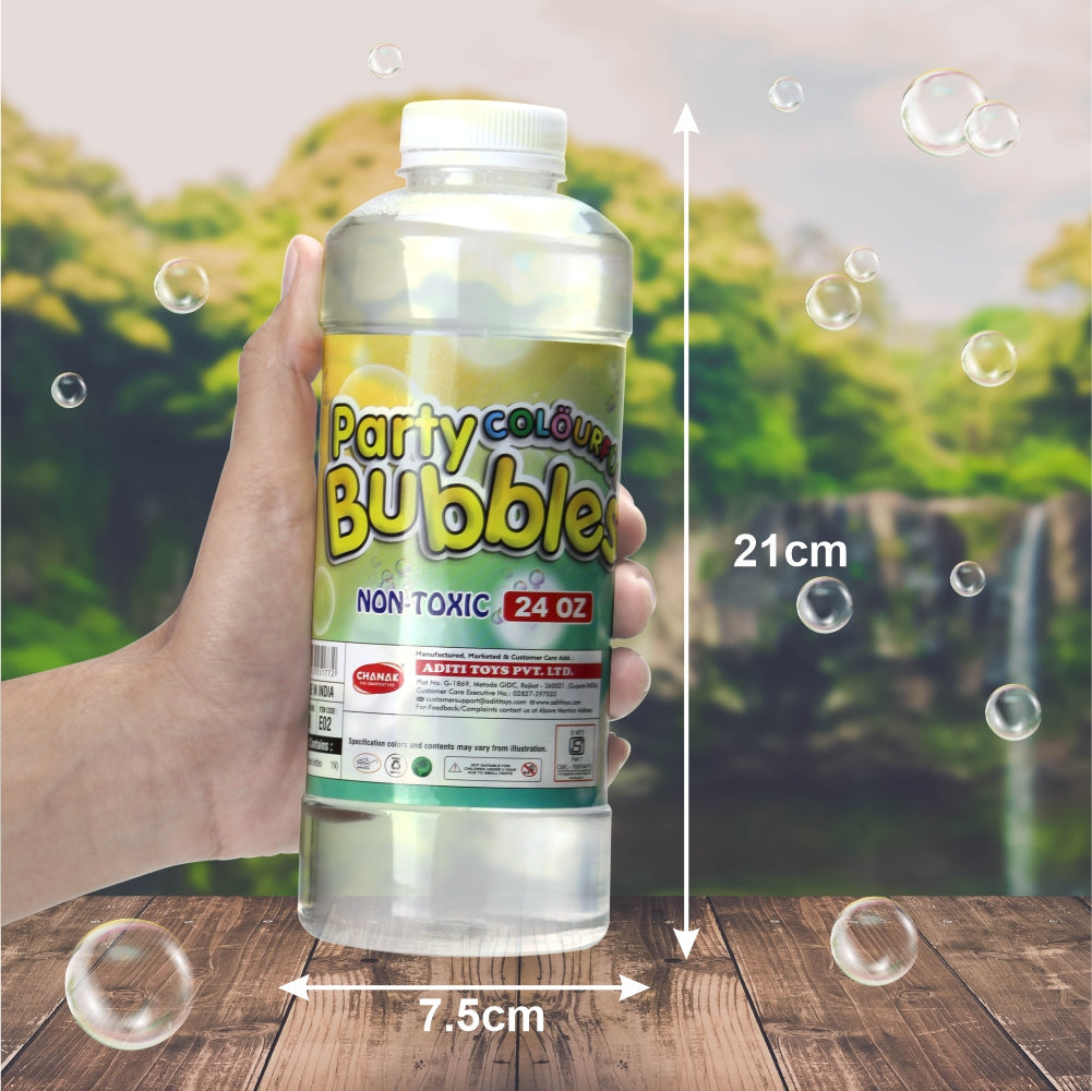 Bubble Liquid Bottle (Pack of 3)