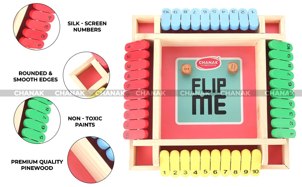 Chanak Flip Me Dice Multiplayer Game for Kids & Adults - chanak