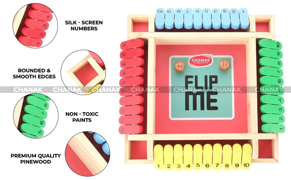 Chanak Flip Me Dice Multiplayer Game for Kids & Adults Aditi Toys Pvt. Ltd.