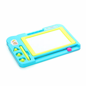 Chanak's Magnetic Slate Board for Learning Writing and Drawing, Magnetic Pen and Stamps (SkyBlue) Aditi Toys Pvt. Ltd.