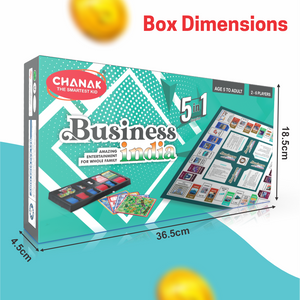 Chanak's Business Game Board with Plastic Money & Coins Aditi Toys Pvt. Ltd.