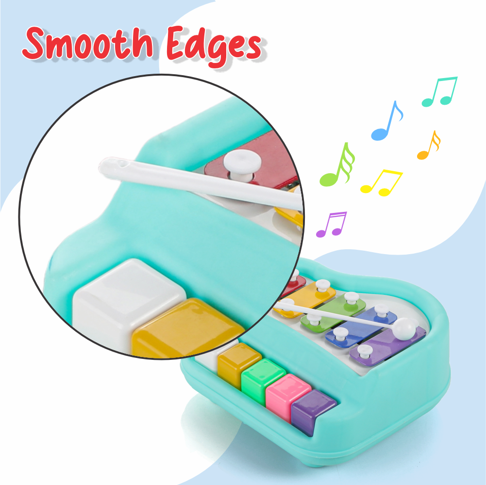 Chanak Musical Xylophone Piano Toy for Kids (Blue) Aditi Toys Pvt. Ltd.
