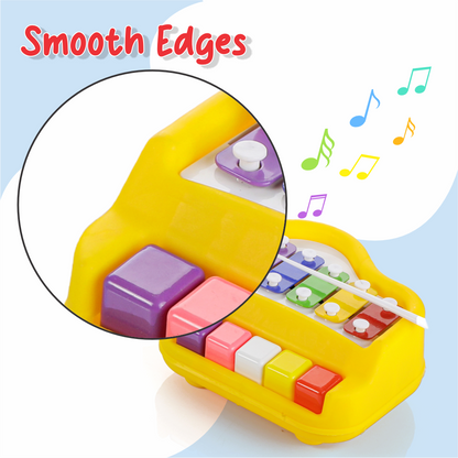 Chanak Musical Xylophone Piano Toy for Kids (Yellow) Aditi Toys Pvt. Ltd.