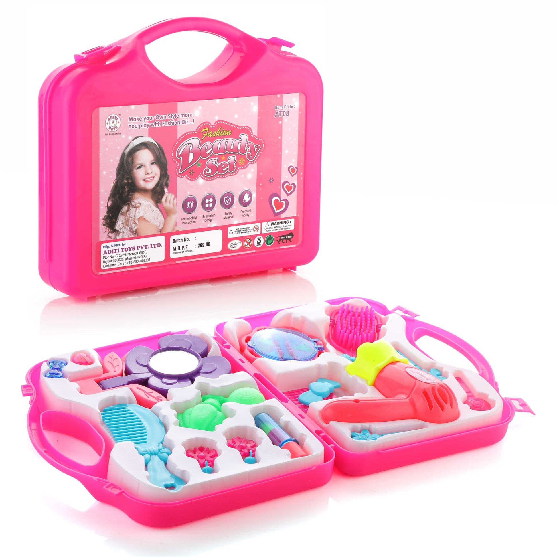 Chanak's Beauty Set Make Up Toy Kit for Girls Aditi Toys Pvt. Ltd.