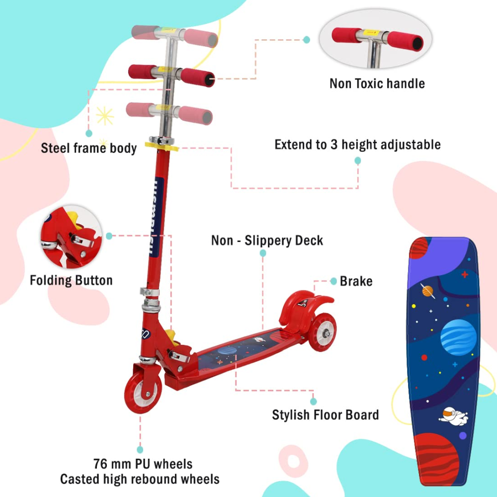 Chanak Kick Scooter for kids Glider Toddler Scooter Aditi Toys Pvt. Ltd.