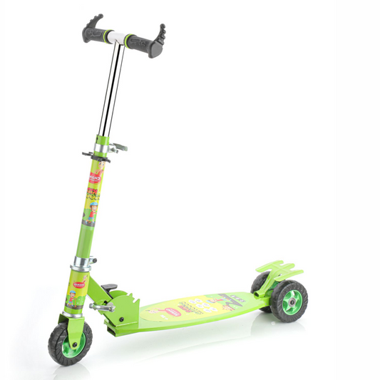 Chanak Kick Scooter for kids Glider Toddler Scooter (Green) Aditi Toys Pvt. Ltd.