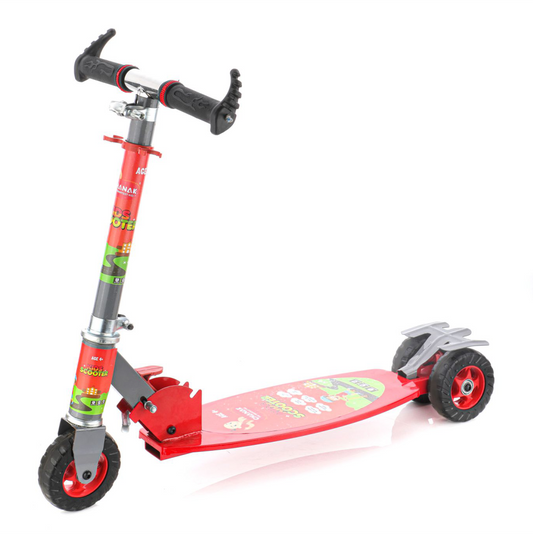 Chanak Kick Scooter for kids Glider Toddler Scooter (Red) Aditi Toys Pvt. Ltd.