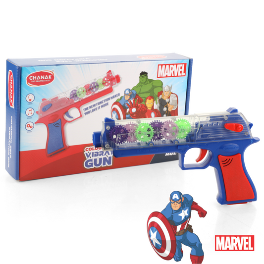 Marvel Avengers Transparent Gear Toy-Gun for Kids Aditi Toys Pvt. Ltd.