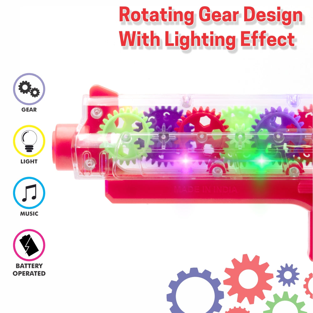 Chanak Transparent Gear Gun Red - Trigger Detail - chanak