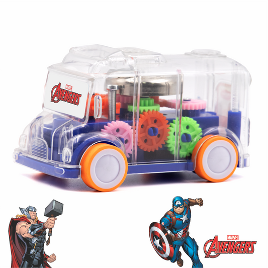 Marvel Avengers Transparent Gear Bus for Kids Aditi Toys Pvt. Ltd.