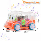 Chanak Transparent Gear Bus Orange - Side View - chanak
