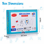 Chanak Wipe & Clean Toy for Kids, Educational Activity Flashcards Aditi Toys Pvt. Ltd.