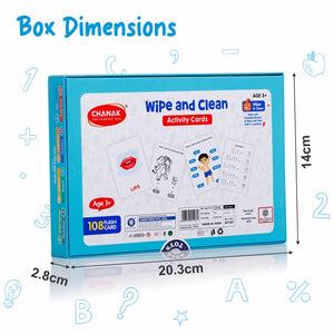 Chanak Wipe & Clean Toy for Kids, Educational Activity Flashcards Aditi Toys Pvt. Ltd.