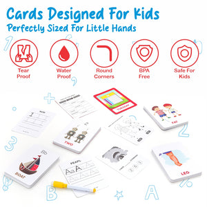 Chanak Wipe & Clean Toy for Kids, Educational Activity Flashcards Aditi Toys Pvt. Ltd.