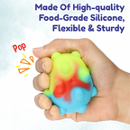 Chanak Pop it Ball with LED Light Bubble Fidget Ball Aditi Toys Pvt. Ltd.