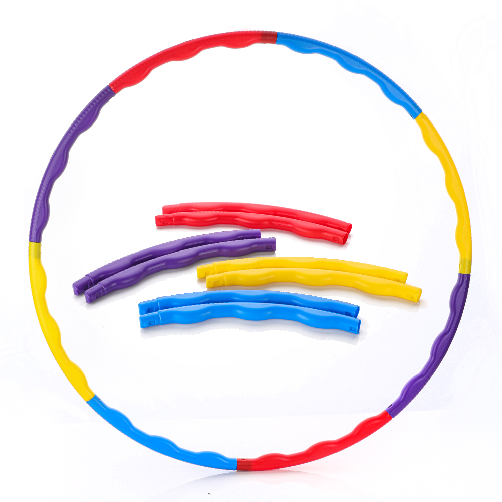 Chanak Detachable Hula Hoop for Kids Adults, Fitness Hoola Hoop Rings for Kids with 8 Interlockable Piece Aditi Toys Pvt. Ltd.